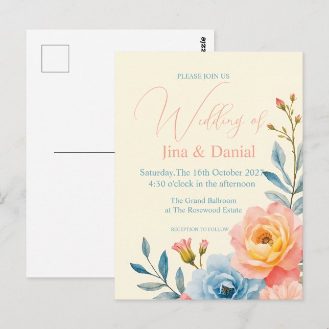 Garden Serenade Postkarte (Vorne/Hinten)