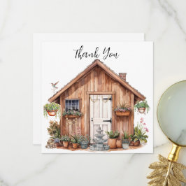 Garden Shed and Happy Place | PFLANZE | Springbrun Dankeskarte
