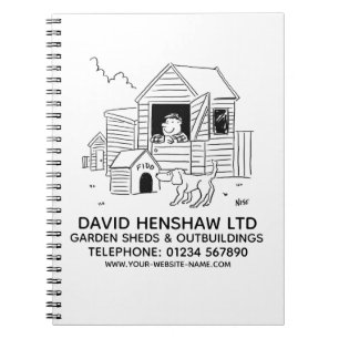 Garden Sheds & Outbuilding Notebook Notizblock