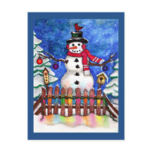 Garden Snowman