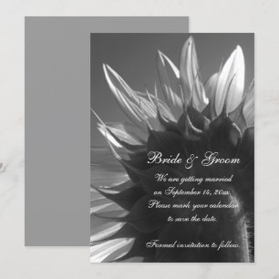 Garden Sonnenblumen Hochzeit speichern Datum Einladung