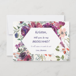 Garden Splash sein meine Bridesmaid Einladung