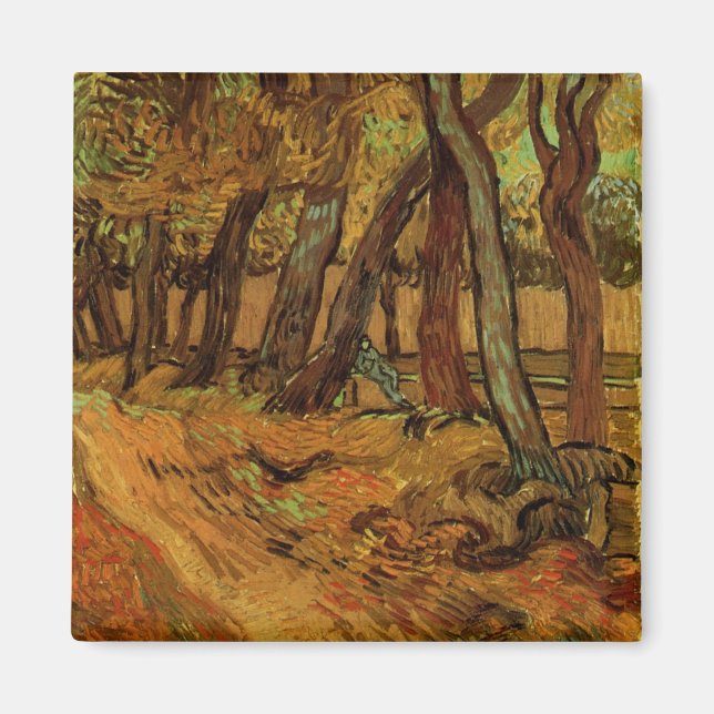 Garden St Paul Hospital Abbildung von Vincent van  Magnet (Vorne)