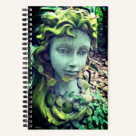 Garden Statue Hard Cover Notebook Notizbuch