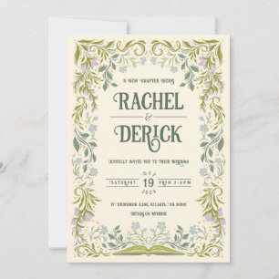 Garden Storybook Fairytale Faire-part de mariage