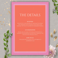 Garden Sunrise Pink Orange Boho Wedding