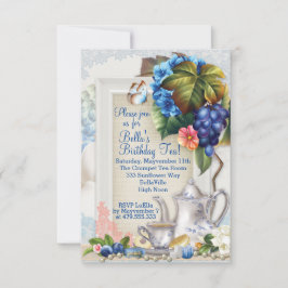 Garden Tea Party Einladung