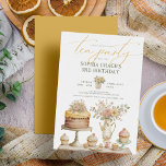 Garden Tee Party Niedlich Kindergeburtstag Einladung<br><div class="desc">Garden Tee Party Niedlich Kindergeburtstag Einladung</div>