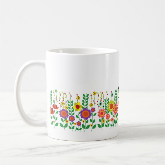 Garden - Textless Multi Colors Kaffeetasse (Links)