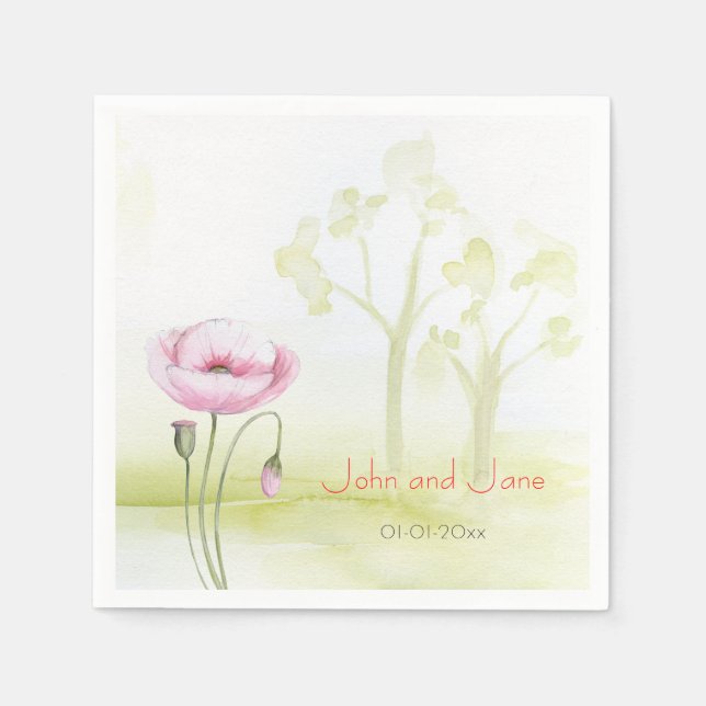 Garden Theme Serviette (Vorderseite)
