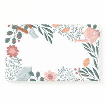 Garden Tools & Wildflowers Border