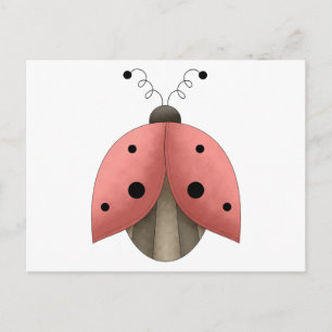 Garden Treasures - Ladybug Postkarte