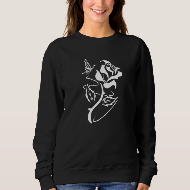 Garden Tribal Gardener Rose Gardening Sweatshirt (Vorderseite)