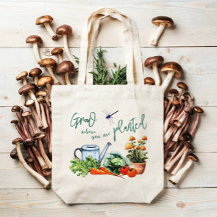 Garden Veggies Sprichwort Tragetasche