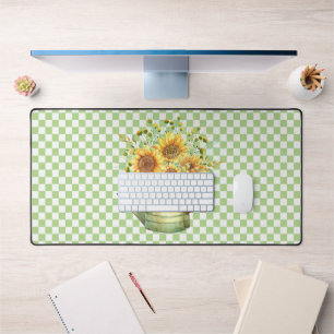 Garden Watering Can Sonnenblumen Schreibtischunterlage