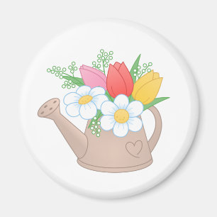 Garden Watering Dose mit Blume Magnet