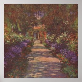 Garden Way - Claude Monet - c1902 Poster