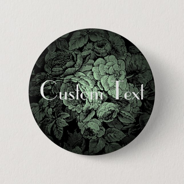Garden Wedding Button: Custom Button (Vorderseite)