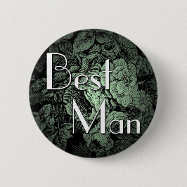 Garden Wedding Button: Trauzeuge Button