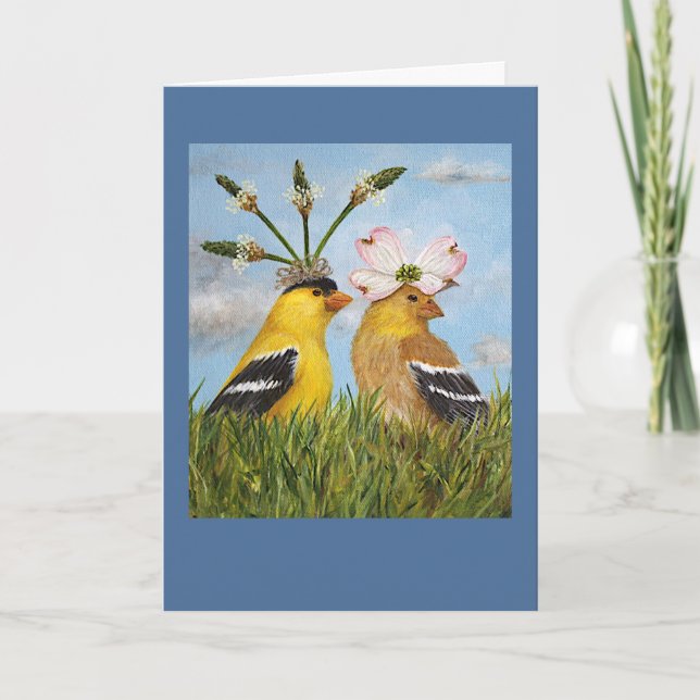 Garden Wedding Card Karte (Vorderseite)