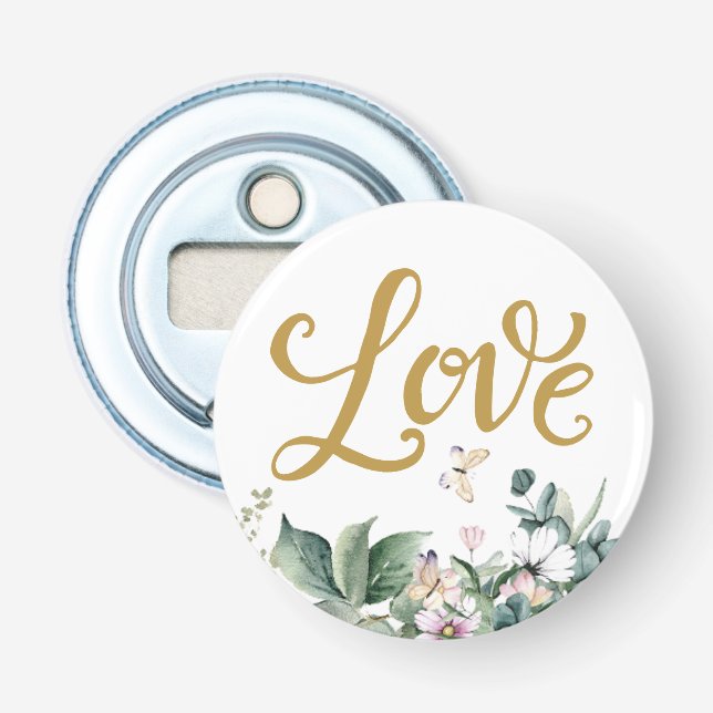 Garden Wedding Gefallen Magnet Flasche Opener Flaschenöffner (Vorderseite)
