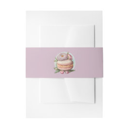 Garden Wedding Macaroons Einladungsbanderole