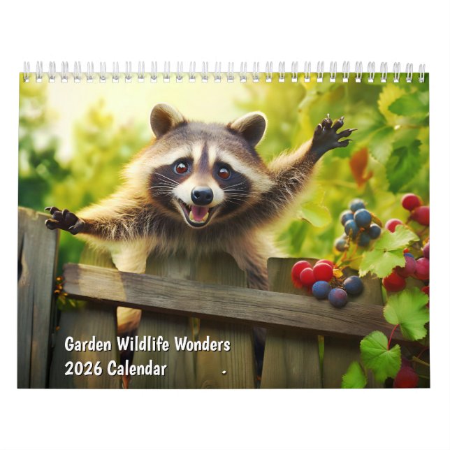 Garden Wildlife Wonders 2026 Calendar Kalender (Titelbild)