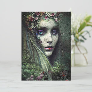 Garden Witch Halloween Party Invitation