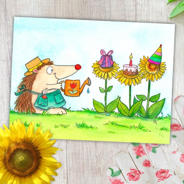 Gardener Birthday Postkarte (Von Creator hochgeladen)