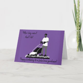 Gardener Carte d'anniversaire