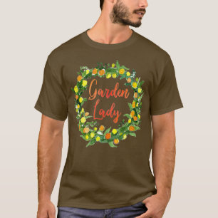 Gardener Floral Wreath Florist Geschenk Frauen und T-Shirt