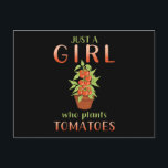 Gardener Gardener Tomato Pflanze Sprichwort Gesche Postkarte<br><div class="desc">Gartengartentomate Pflanze Sprichwort Geschenk</div>