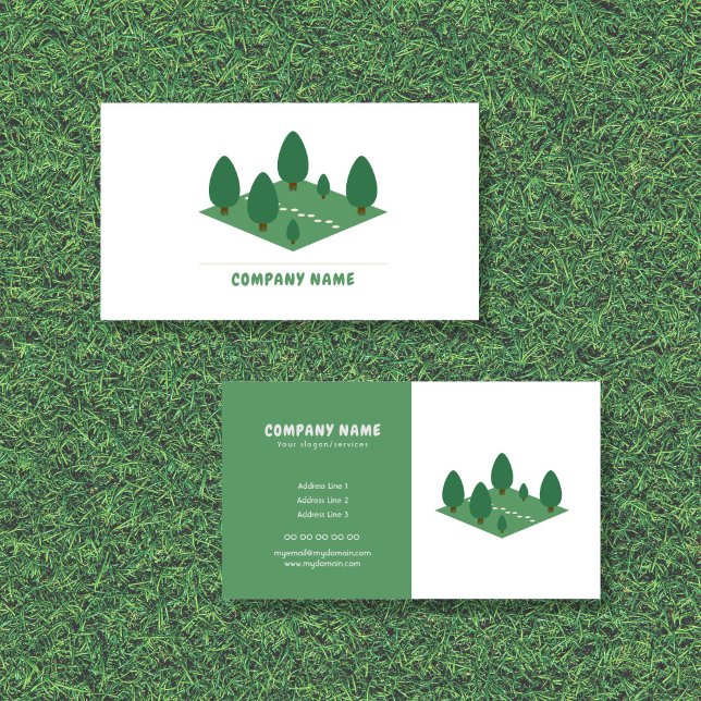 Gardener & Landscaper Visitenkarte (Gardener & Landscaper Business Card)