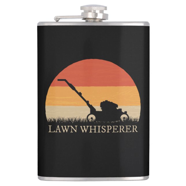 Gardener - Lawn Whisperer Flachmann (Vorderseite)