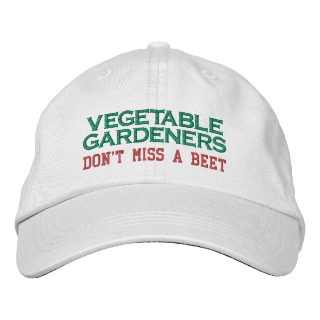 Gardener végétal Casquette de baseball brodé (Devant)