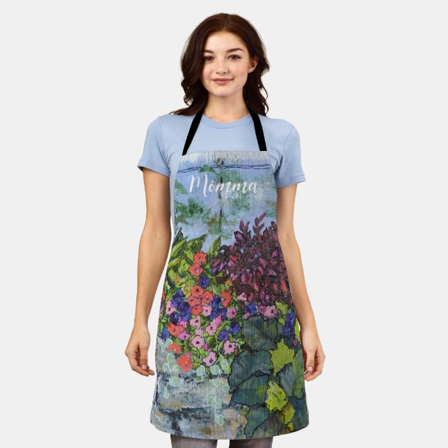 Gardeners Art Dream Schürze Sommerliche Blume (Getragen)