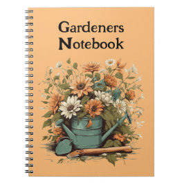 Gardeners Custom text Notebook, Linken Notizblock