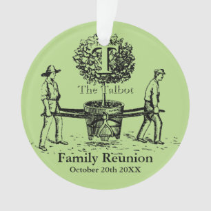 Gardeners Famille Réunion ornement personnalisé No