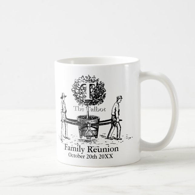 Gardeners Family Wiedersehen Tasse mit individuell (Rechts)