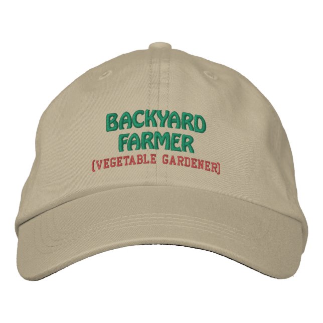 Gardenhut bestickt bestickte baseballkappe (Vorderseite)