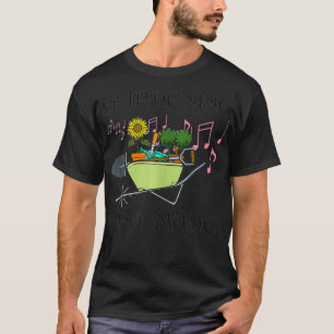 Gardening and Music Notes for Gardener  T-Shirt