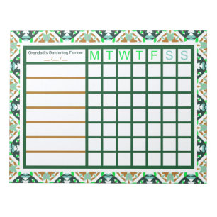 Gardening Garden Plants Allotment Planner Plan Notizblock
