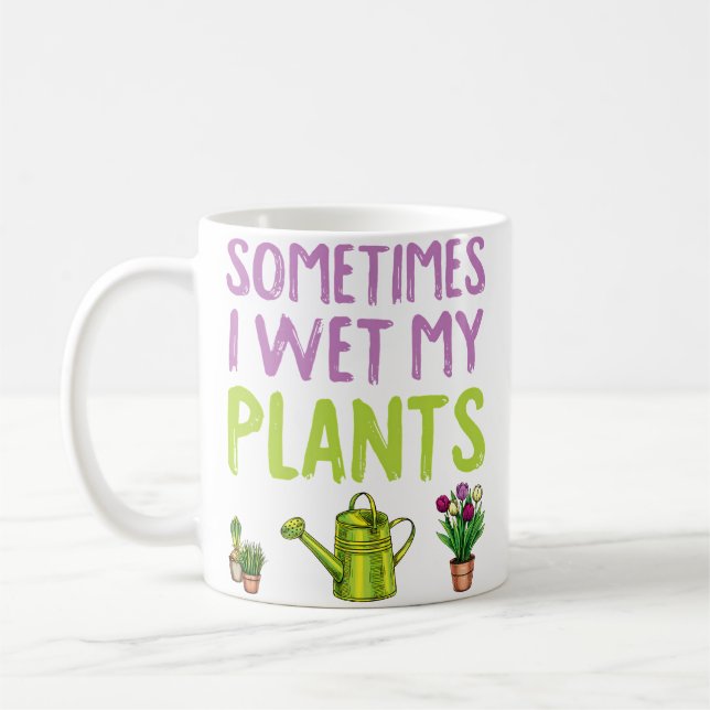 Gardening Is My Therapy Sometimes I Wet My Pants G Kaffeetasse (Links)