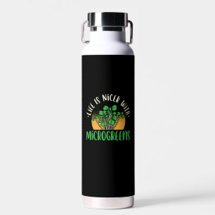 Gardening - Life With Microgreens Trinkflasche