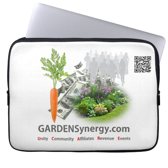 GARDENSynergy - Laptop-Sieb 13" Laptopschutzhülle (Vorderseite)
