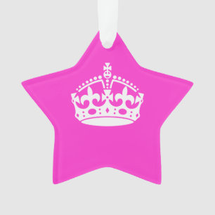 GARDER CALM CROWN Royal Icon sur Pink Personnalise