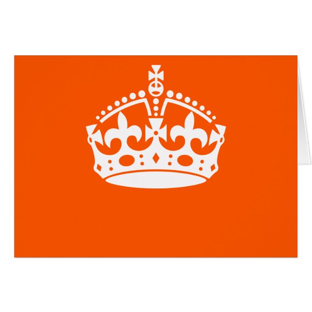 GARDER CALM CROWN sur Orange Personnaliser it (Devant horizontal)