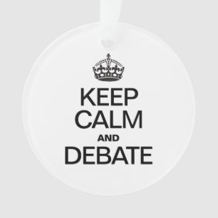 GARDER CALME ET DÉBAT