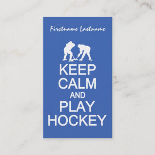 Garder Clam & Jouer Hockey cartes de visite person