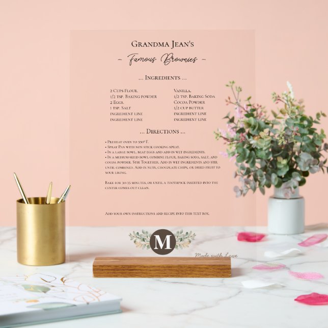 Garder la recette de la famille Effacer (Mariage)